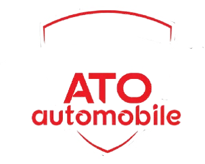 ato automobile sigla logo dark